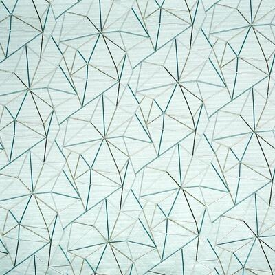 Fraction Gordijnstof met geborduurd grafisch motief