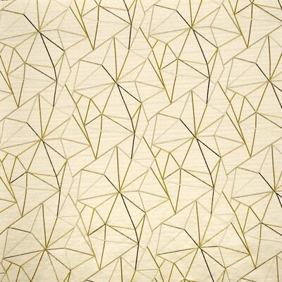 Fraction Gordijnstof met geborduurd grafisch motief